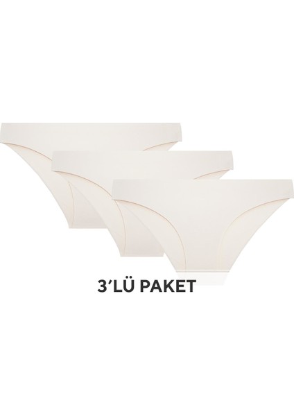 Kadın Dikişsiz Lazer Kesim Iz Yapmayan Külot 3'lü Paket KU600 L - XL fiyatları