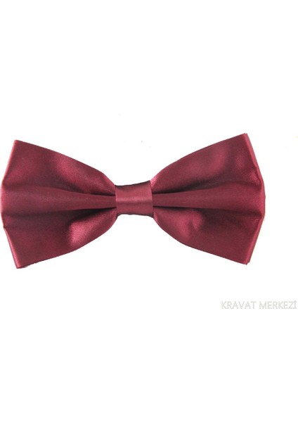 Düz Renk Bordo Papyon Tp-1