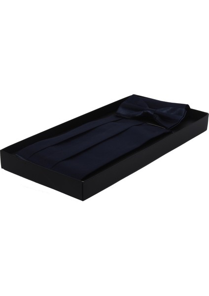 Lacivert Smokin Kemeri Set Skmr-2