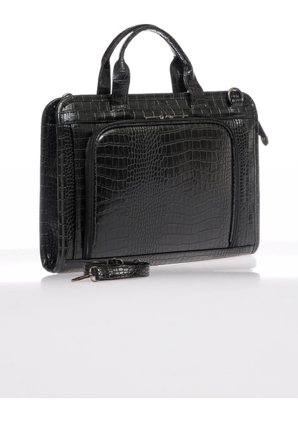 Luxury SG071219 Kroko/siyah Unisex Evrak Çantası fiyatları
