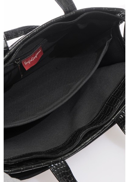 Luxury SG071219 Kroko/siyah Unisex Evrak Çantası indirimleri