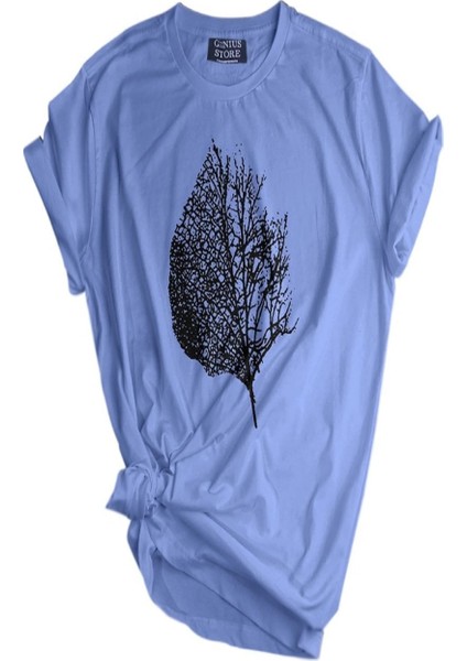 Genıus Store Kadın Outdoor Baskılı T-Shirt