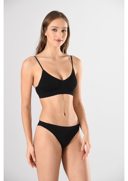 Ince Askılı 1315 Sıfır Kol Örme Seamless Dikişsiz Basic Kadın Büstiyer fırsatları
