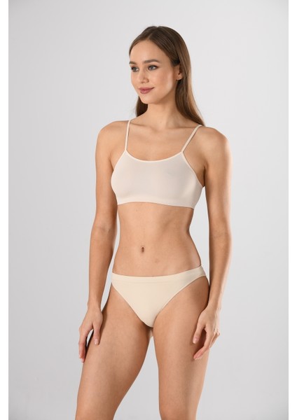 Ince Askılı 11115 Sıfır Kol Örme Seamless Dikişsiz Basic Kadın Büstiyer indirimleri