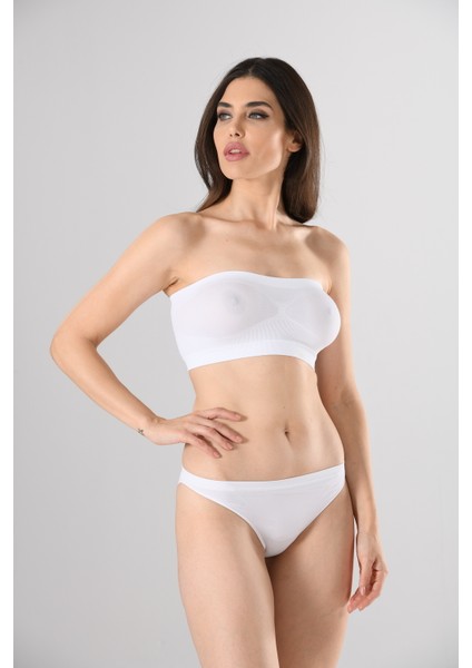 Straples 1401 Örme Seamless Dikişsiz Basic Kadın Büstiyer indirimleri