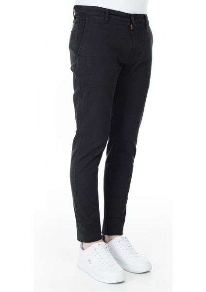 XX Chino Slim Fit Erkek Pantolon - Mineral Black