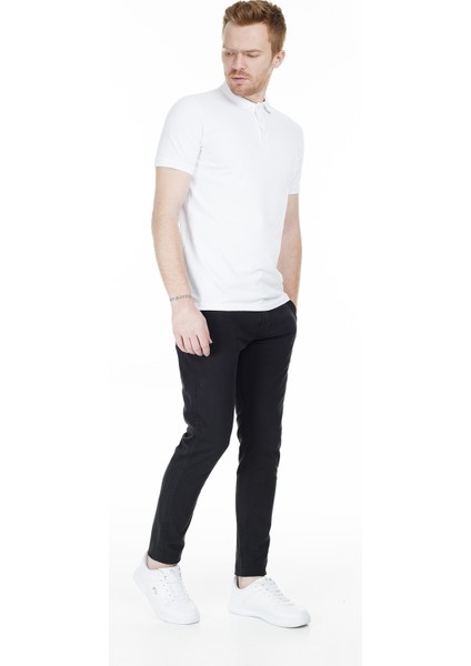 XX Chino Slim Fit Erkek Pantolon - Mineral Black