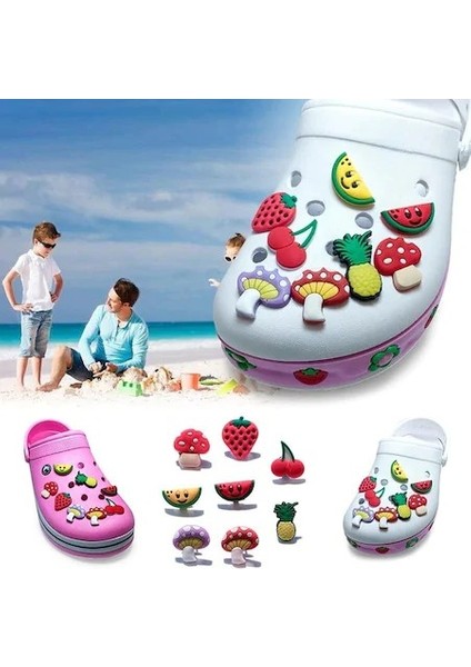 Crocs Terlik Süsleri Jibbitz 12 Adet Set
