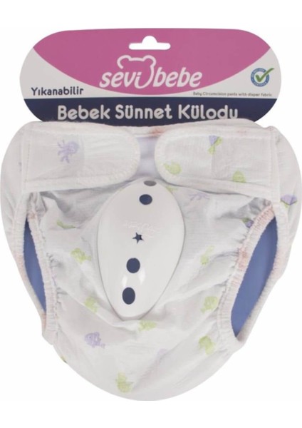 Sevi Bebe Yıkanabilir Bezli Bebek Sünnet Külodu