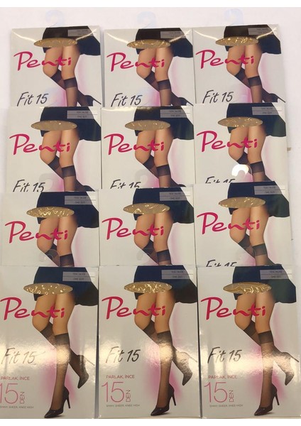 12'li Kadın Ten Rengi Fit 15 Den Pantolon Çorabı fiyatları