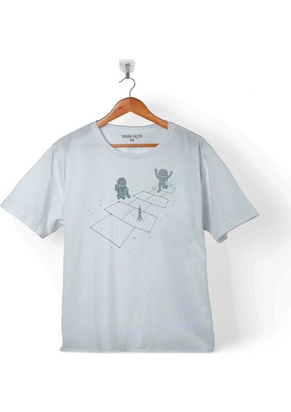 Astronot Dans Uzay Cosmos Space Galaksi Gezegen Çocuk T-Shirt