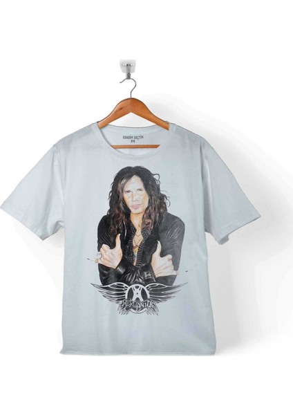 Aerosmıth Steven Tyler Black On Black Wıngs 2 Çocuk T-Shirt
