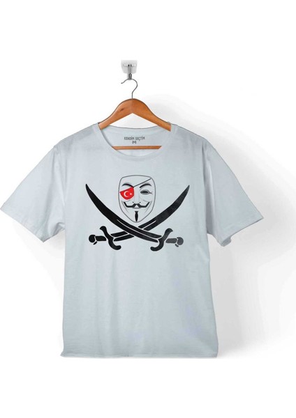 Anonymous Turkey Türk Hacker Bilgisayar Yazılım Çocuk T-Shirt