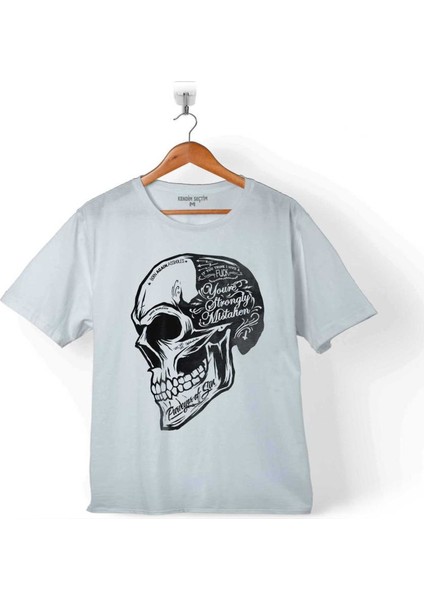 Skull Drawıng Kuru Kafa Born Agaın Assholes Fck Çocuk T-Shirt