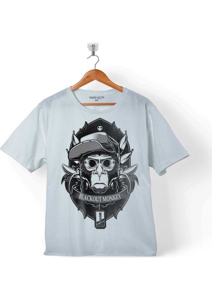 The Blackout Monkey Monky Kara Maymun Çocuk T-Shirt
