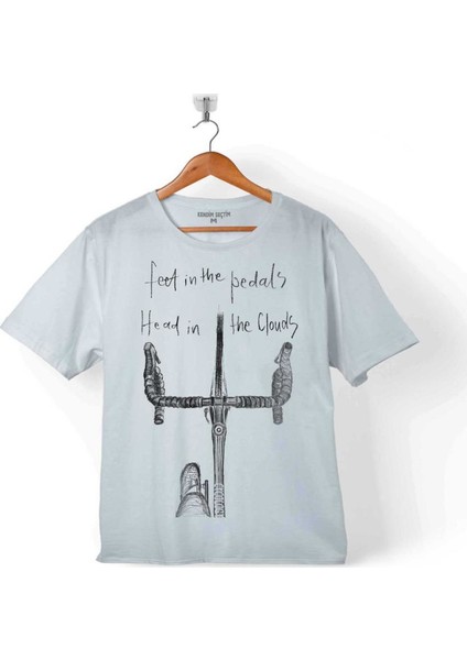 Feet In The Pedal Head In The Clouds Bıker Çocuk T-Shirt