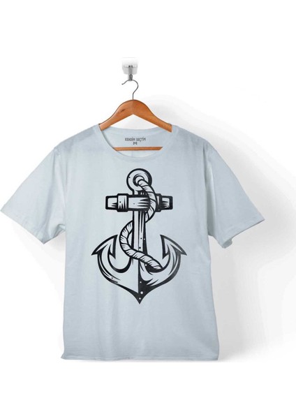 Yelken Demir Çapa Anchor Gemiz Tekne Balıkçı 2 Çocuk T-Shirt