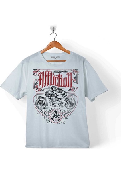 Death Rıder Afflıctıon Ölüm Sürücüsü Motosiklet Çocuk T-Shirt