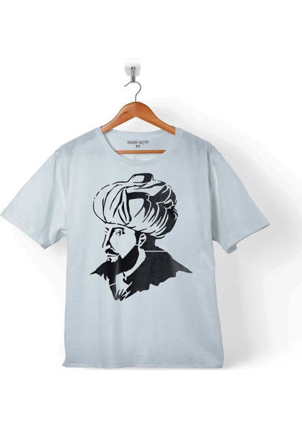 Fatih Sultan Mehmet Mehmed Silüet Portre 1453 Çocuk T-Shirt