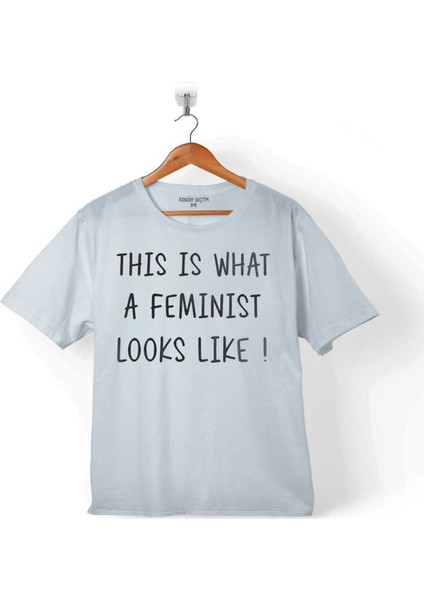 Thıs Is What A Femınıst Looks Loke Güçlü Kadın Çocuk T-Shirt