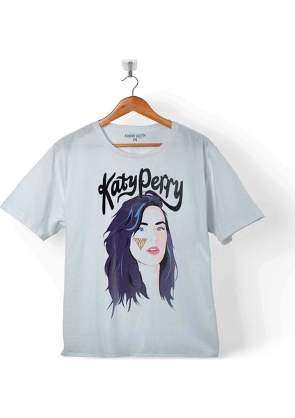 Katy Perry Resimli Tasarım Çocuk T-Shirt