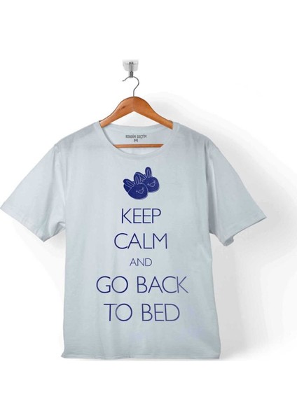 Keep Calm And Go Back To Bed Yatağa Geri Dön Çocuk T-Shirt