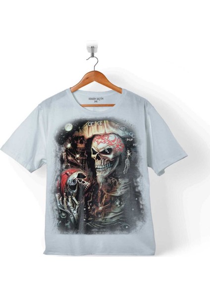 Skull Korsan Kuru Kafa Çocuk T-Shirt
