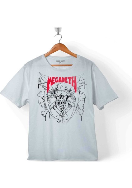 Megadeth 1983 Kırmızı Dave Mustaıne Heavy Metal Çocuk T-Shirt