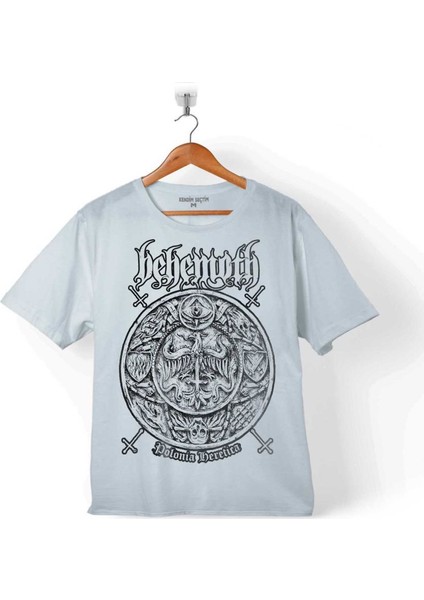 Ben Sahar Behemoth Metal Rock Kuru Kafa Skull 3 Çocuk T-Shirt