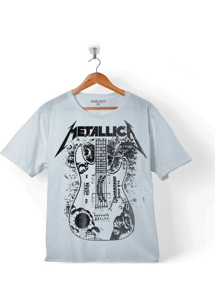 Metallica Kirk Ouija Board Guitar Rock Gitar Çocuk T-Shirt