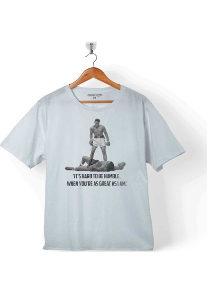 Muhammed Ali Clay It'S Hard To Be Humble When Çocuk T-Shirt