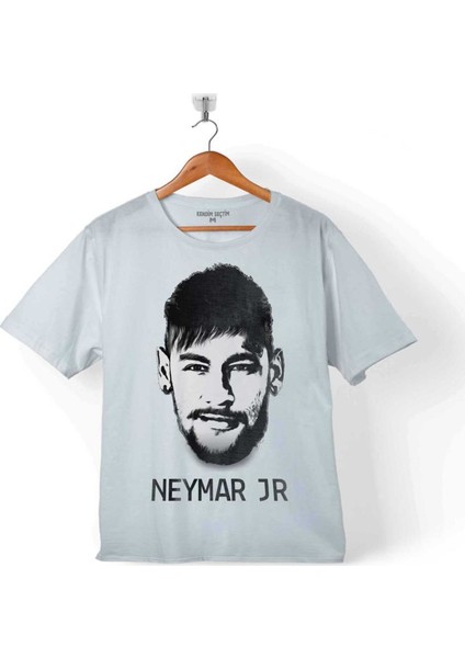 Neymar 10 Jr Da Sılva Silüet Santos Psg Çocuk T-Shirt