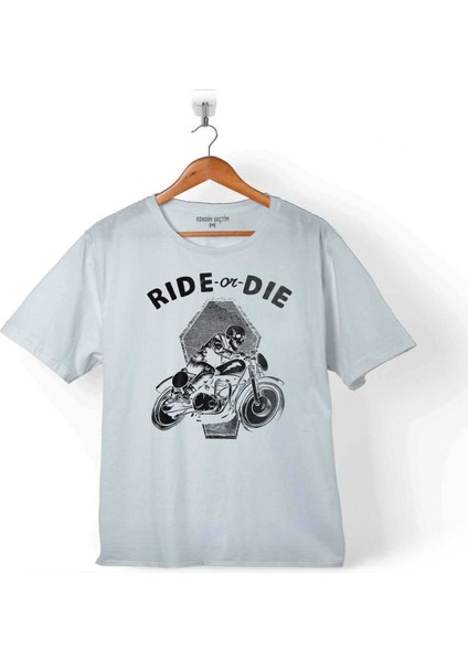 Rıde Or Dıe Sür Ya Da Öl Ölüm Yarışı Morcycle Çocuk T-Shirt