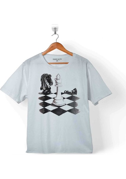 Satranç Zeka Oyunu Şah Mat Vezir Chess Çocuk T-Shirt