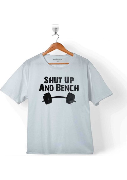 Halter Shut Up And Bench Gym Bodybuıldıng Çocuk T-Shirt