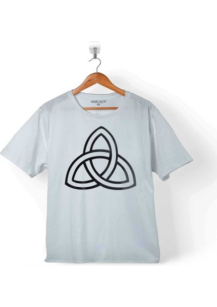 Trıquetra Trıangle Yaşam Ölüm Yeniden Başlangıç Çocuk T-Shirt