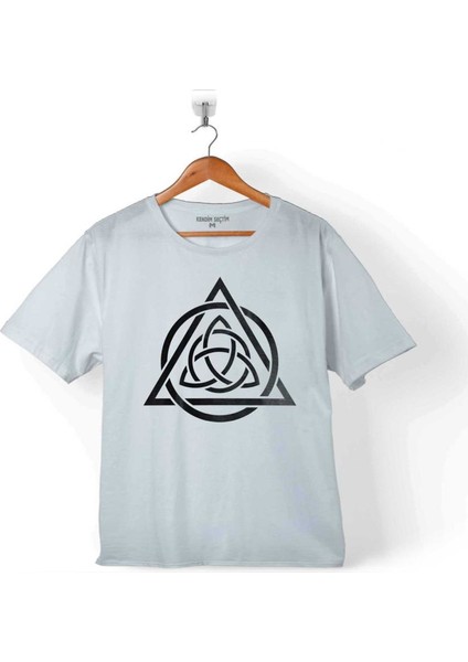 Trıquetra Trıangle Yaşam Ölüm Başlangıç Yeniden Çocuk T-Shirt