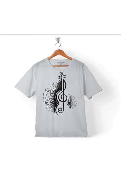 Sol Anahtarı Gitar Guitar Saz Rock Caz Müzik Çocuk T-Shirt