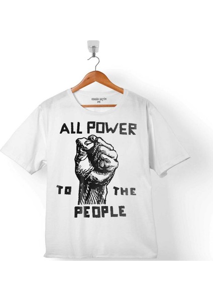 All Power To The People İnsanın Gücü John Çocuk T-Shirt