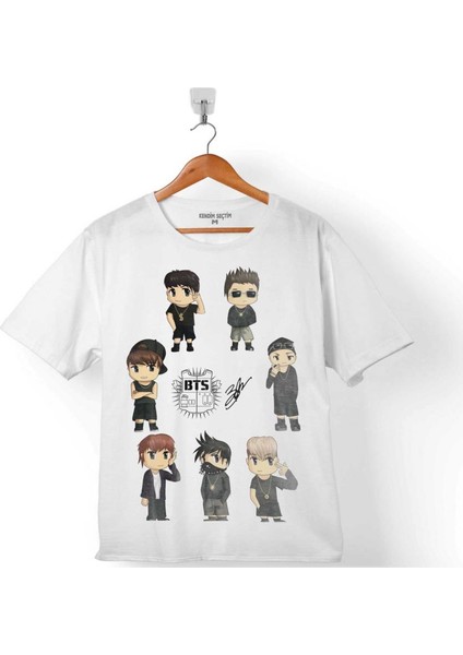 Bts Bangtan Boy All Characters 2 Çocuk T-Shirt