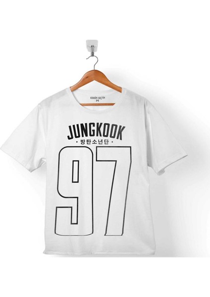 Bts Bangtan Boys Junkook 97 Logo 4 Çocuk T-Shirt