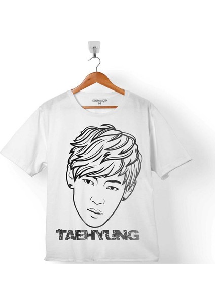 Bts Bangtan Boys Taehyung Logo Çocuk T-Shirt