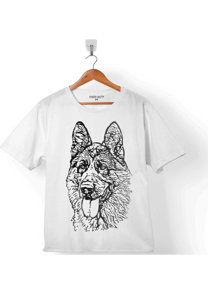 German Shepherd Alman Kurdu Çoban Köpeği Çocuk T-Shirt