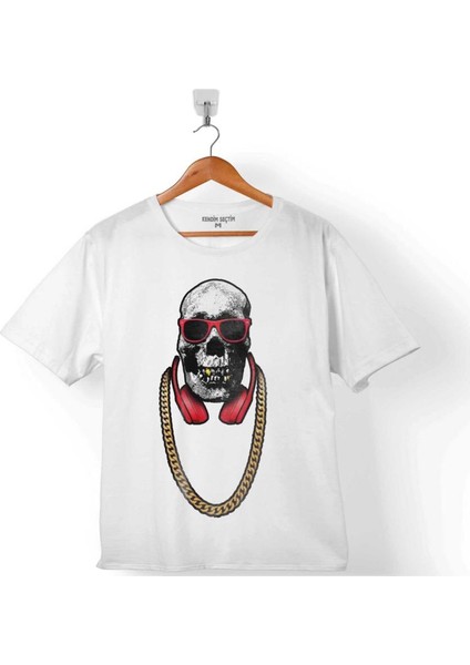 Hıp Hop Dance Pırate Skull Kuru Kafa Çocuk T-Shirt