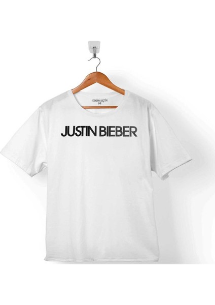 Justın Bıeber İsmi Yazılı Çocuk T-Shirt