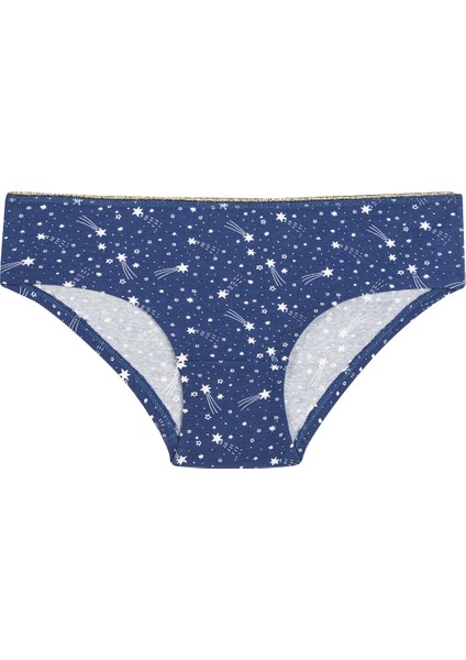 Çok Renkli Falling Stars 3lü Hipster Külot