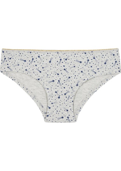 Çok Renkli Falling Stars 3lü Hipster Külot