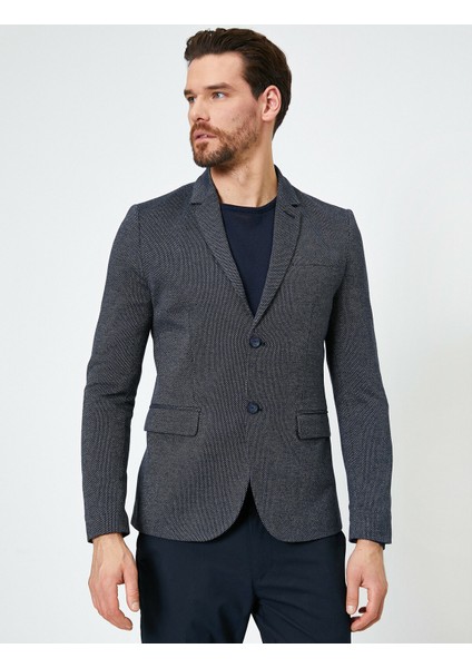 Erkek Cep Detaylı Dügmeli Blazer Ceket fiyatları