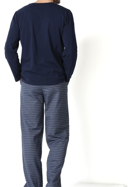 Prussian Blue Erkek Pijama Takımı