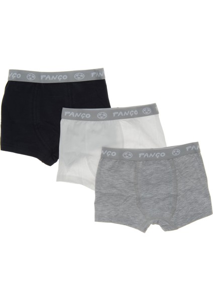 Erkek Çocuk Boxer 3 Adet Pamuk ve Elastan Karışımı Rahat Tasarım
